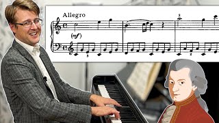 Mozart Sonata quotFACILEquot in C major K545 mvt 1  Analysis SCALES and SEQUENCES [upl. by Hassi277]