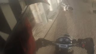 RAW Honda PCX 125 Crashes [upl. by Stanfield]