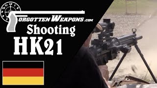 Shooting the HK21 Modular Machine Gun [upl. by Austina]