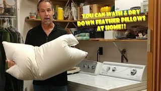 How to Wash a Down Feather Pillow at Home [upl. by Naved]