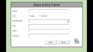 How to make Macro enabled Form in Excel Sheet [upl. by Wang]