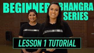 LESSON 1  BEGINNER BHANGRA SERIES  Fundamentals amp Bhangra Footwork  BFUNK Dance Tutorials [upl. by Calida]