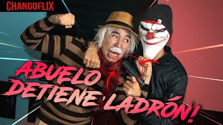 ABUELO DETIENE a LADRÓN  LA VISITA DEL ABUELO  CHANGOROOM T2 C3  Changovisión [upl. by Iadrahs993]