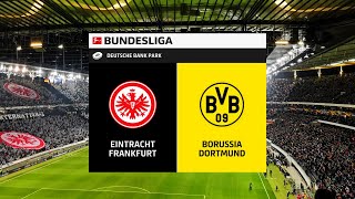 Eintracht Frankfurt Vs Borussia Dortmund  Bundesliga 202425  FC25  PS5 [upl. by Retlaw]