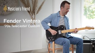 Fender Vintera 70s Telecaster Custom Demo  All Playing No Talking [upl. by Alahc]