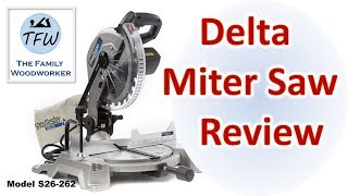 TOOL REVIEW Budget Delta Miter Saw 2020 [upl. by Nerual]