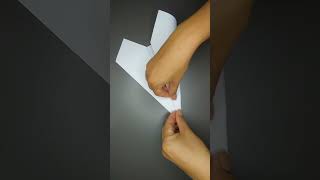 Simple Paper Plane बनाने का सबसे आसान तरीका paperjetplane paperplane paperjet papercraft [upl. by Atiniv]