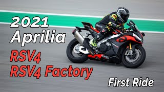 2021 Aprilia RSV4 And RSV4 Factory Review – First Ride [upl. by Iret]