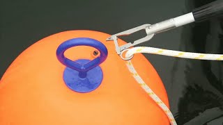 Boat Hook Pole for Mooring  makes boating easier [upl. by Auqenahc91]