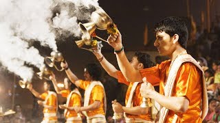 Om Jai Jagdish Hare Aarti Sitar  Aarti in Varanasi  Banares  BSivaramakrishna Rao [upl. by Steward]