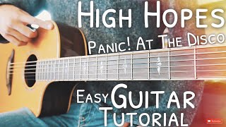 High Hopes Panic At The Disco Guitar Tutorial  High Hopes Guitar  Guitar Lesson 559 [upl. by Amora552]