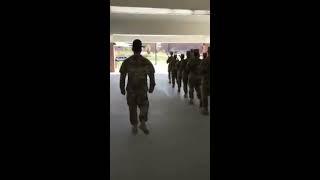 Basic Training Marching Cadence I Left My Home [upl. by Acinorahs]