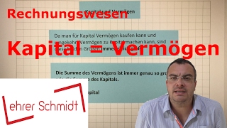 Kapital und Vermögen  Rechnungswesen  Lehrerschmidt [upl. by Arrat]