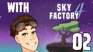 SkyFactory 4 Episode 2  IRON SAPLINGS [upl. by Allekram]