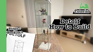 IKEAs Detolf Shelf Tutorial  Steps  Instruction Booklet [upl. by Odnuges]