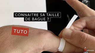 Comment connaitre sa taille de bague FR [upl. by Proffitt]