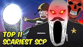 Top 11 Scariest SCP Monsters that WILL FIND YOU SCP Animation [upl. by Auston447]