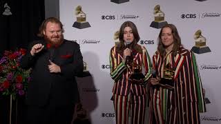 Live With LARKIN POE Backstage At The 2024 GRAMMYs [upl. by Seluj]