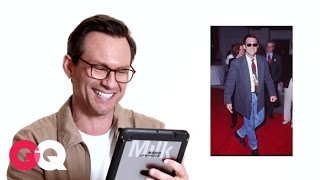 Christian Slater Reviews His 1980s Fashion Choices  GQ [upl. by Nikolas226]