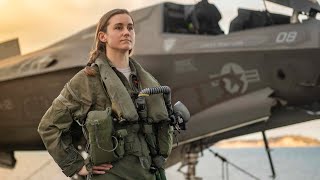 Air Force Fighter Pilot Fly F35B On Navy Marine Corps Warship Capt Melanie Ziebart [upl. by Duster]