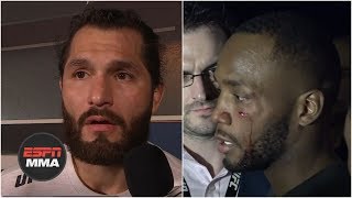 Jorge Masvidal Leon Edwards involved in backstage fight  ESPN MMA [upl. by Nolek143]