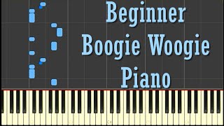 Boogie Woogie Piano for Beginners  level 1 [upl. by Theone]