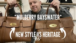 MULBERRY BAYSWATER  NEW STYLE VS HERITAGE  WHICH ONE IS BETTER  LUXURY HANDBAG REVIEW [upl. by Tabor]