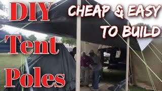 Cheap and Easy DIY Tent Poles [upl. by Acimaj715]