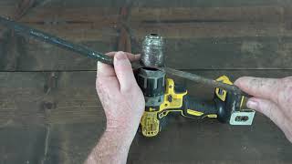 EASY DEWALT CHUCK REPLACEMENT WITH NO SET SCREW [upl. by Schach131]