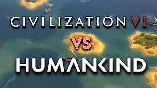 Humankind vs Civ 6  The TOP 3 IMPORTANT Differences [upl. by Anilram]