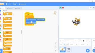 Gra w Scratch  kot goni myszkę [upl. by Bertelli]