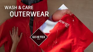 How to wash your GORETEX outerwear jacket amp pants  Wash amp Care [upl. by Layton162]