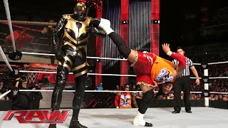 Jimmy Uso vs Goldust Raw Sept 1 2014 [upl. by Animlehliw]