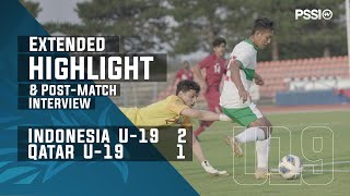 U19 International Friendly Match  Indonesia 2  1 Qatar with PostMatch Interview [upl. by Areic545]