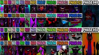 Phase 1234 VS Phase 5 VS Phase 6 VS Phase 7 VS Phase 8 VS Phase 950 in Incredibox Sprunki [upl. by Anne901]